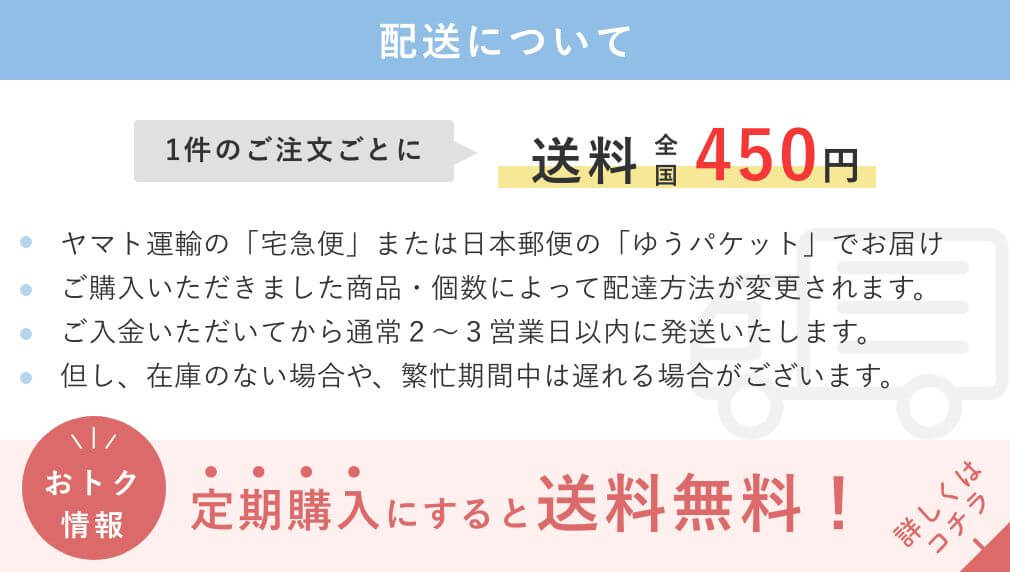 “配送について”